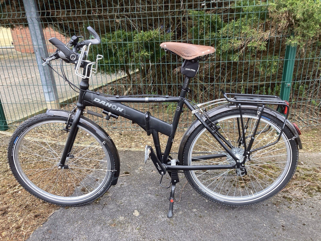 Dahon Jack Aluminium Indexed 7 Speed Folding Bike Black, 26" Wheels