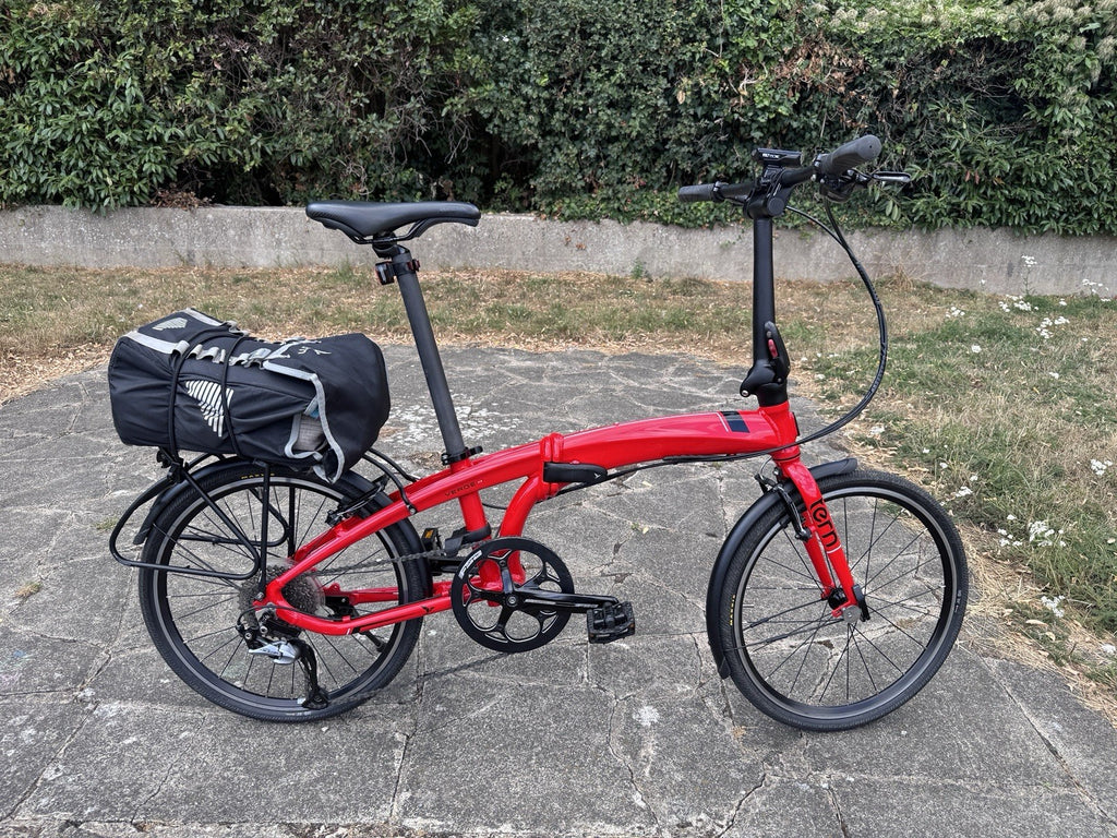 Tern Verge D9 Folding Bicycle Red - In Excellent Condition