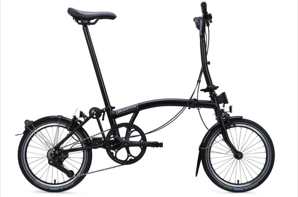 Brompton C-line Explore 2025 6-speed Mid handlebar Matt black Folding bicycle LN