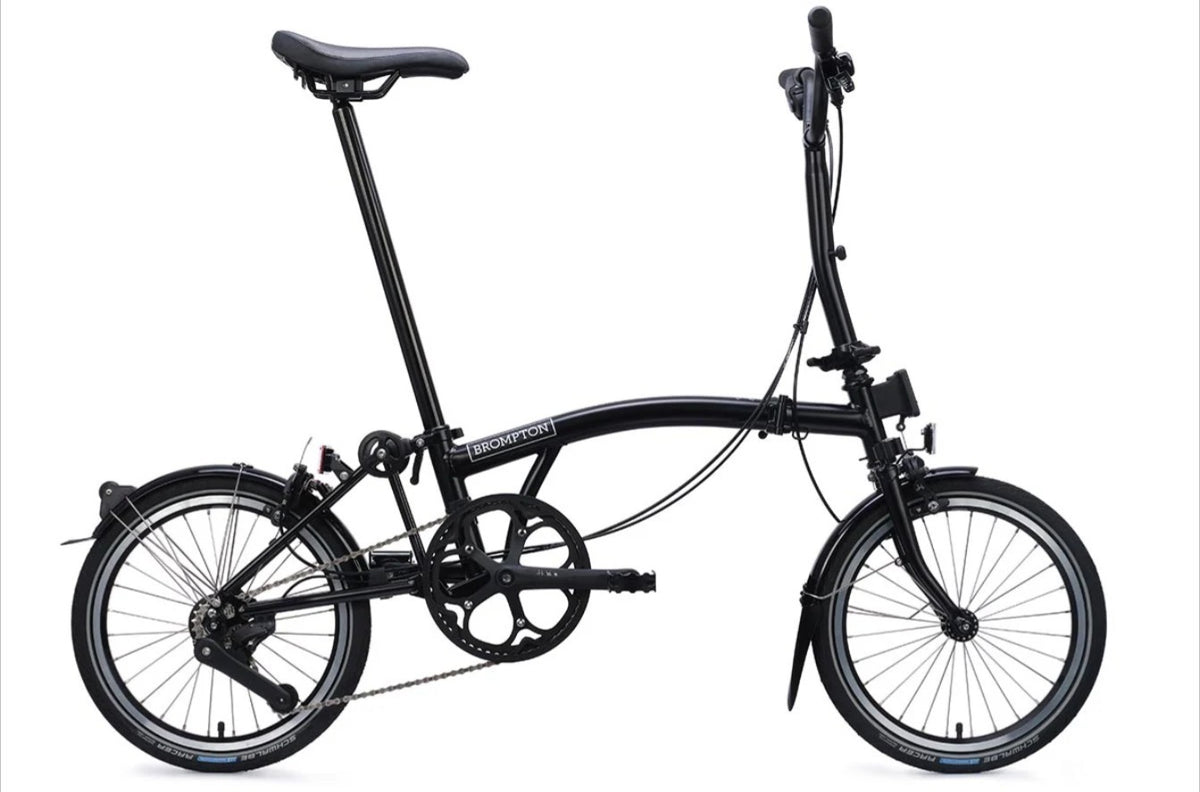 Brompton C-line Explore 2025 6-speed Mid handlebar Matt black Folding bicycle LN