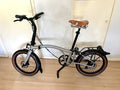 Brompton G Line 8 speed with rack and Mudguards, Traildust White, Large
