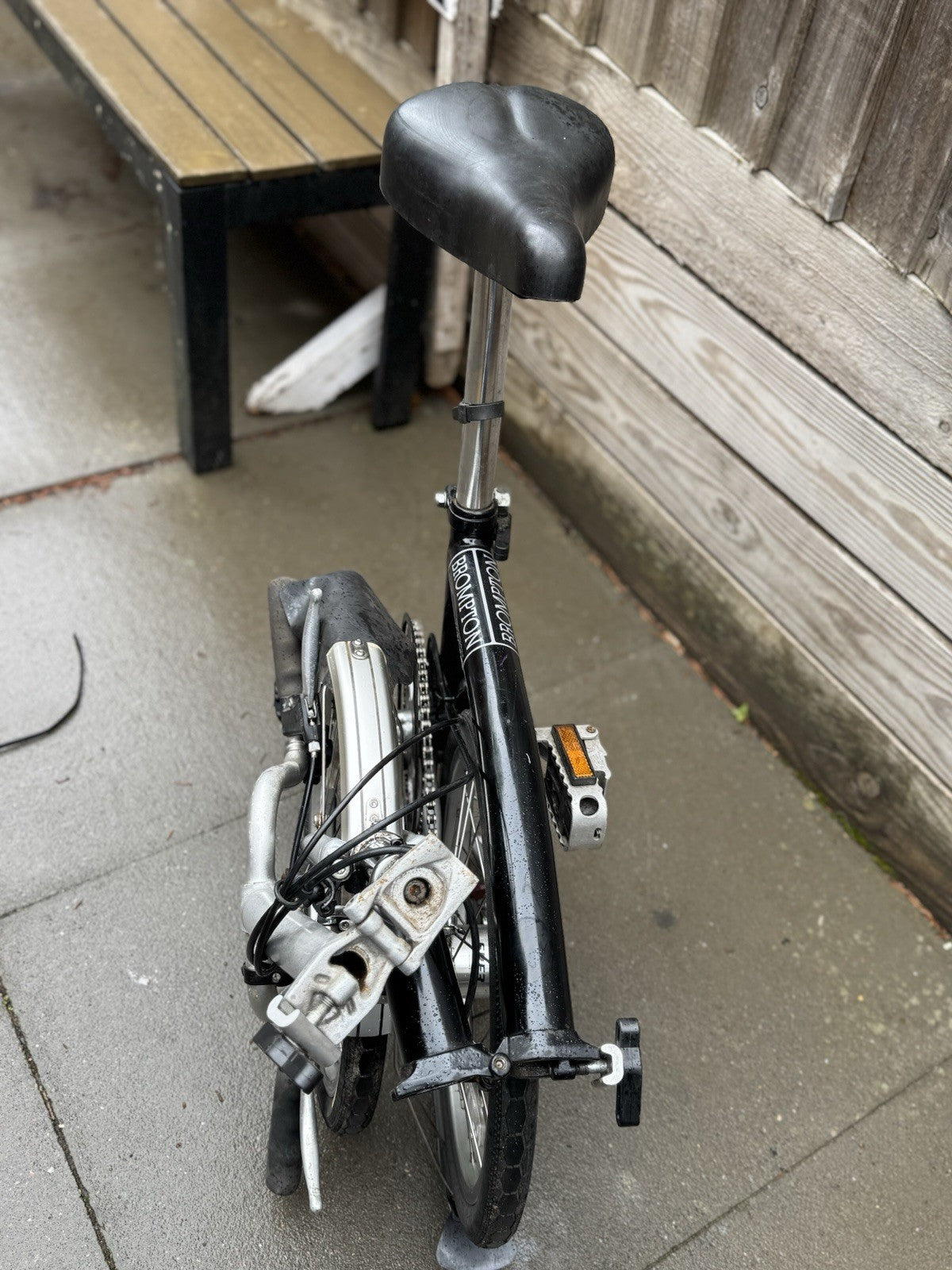 Brompton C Line ￼ 3 Speed STURMEY Archer  Black Fold Up Fully Serviced