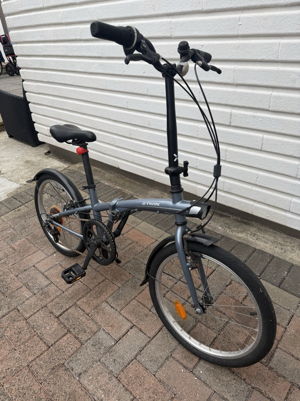BTWIN Tilt 120 Grey Folding Bike