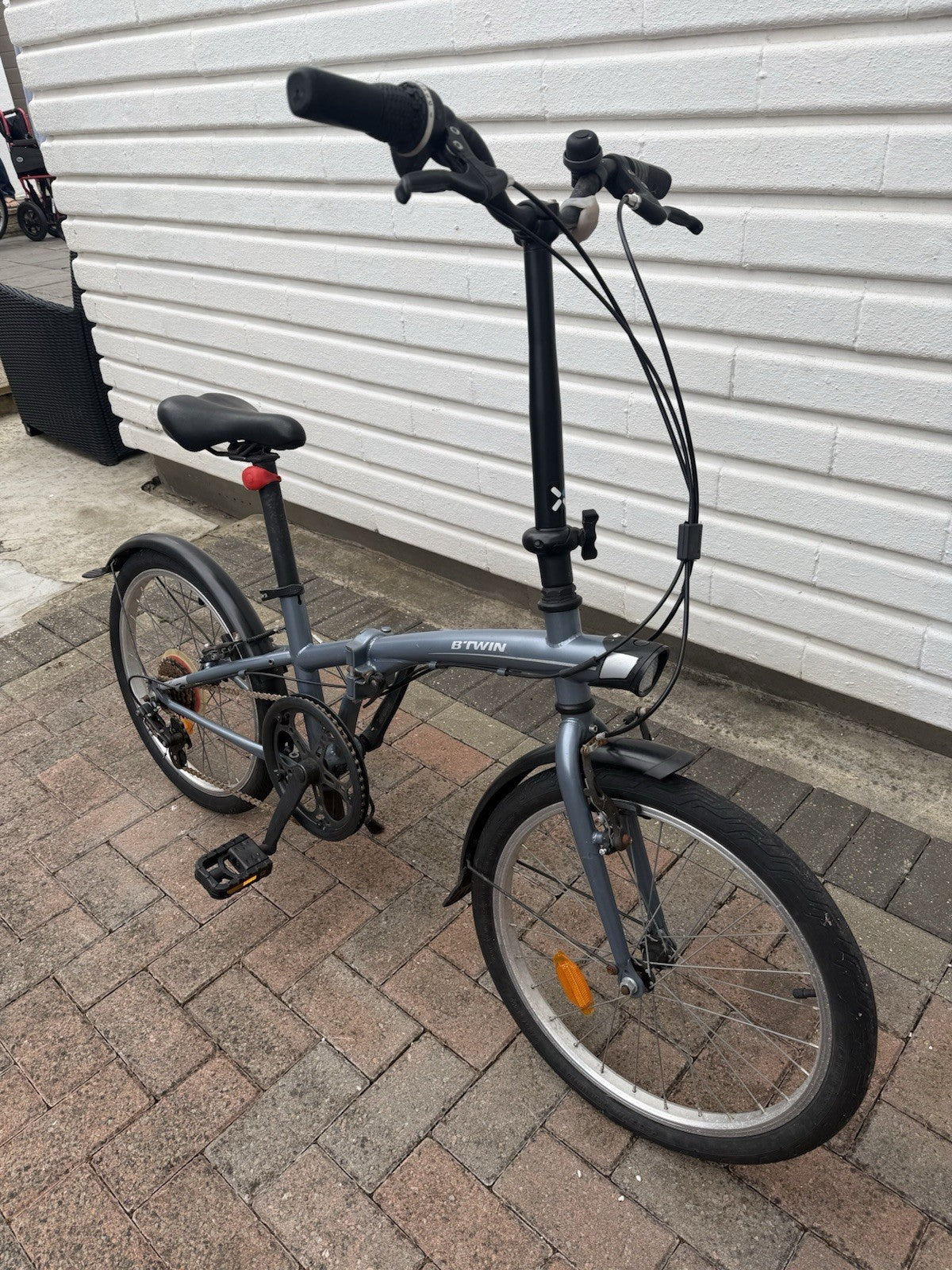 BTWIN Tilt 120 Grey Folding Bike