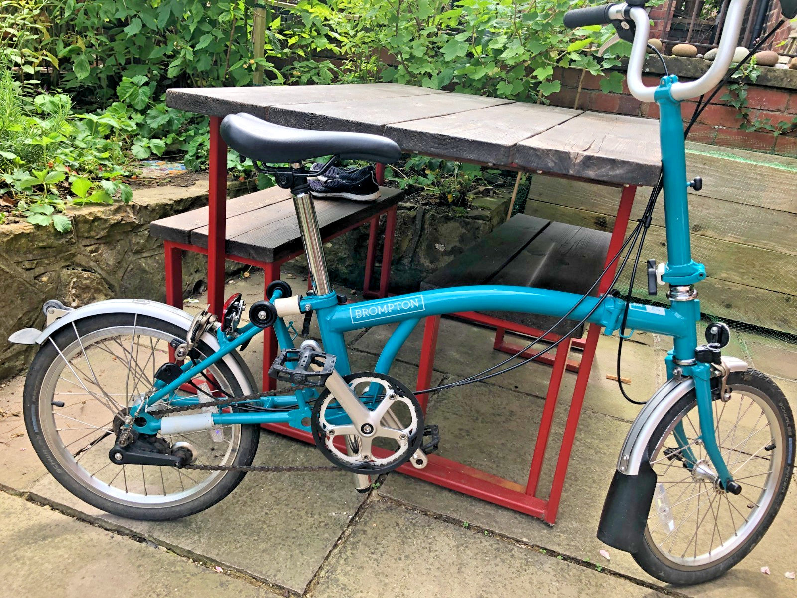 Brompton B75 16" Folding Bike - Blue