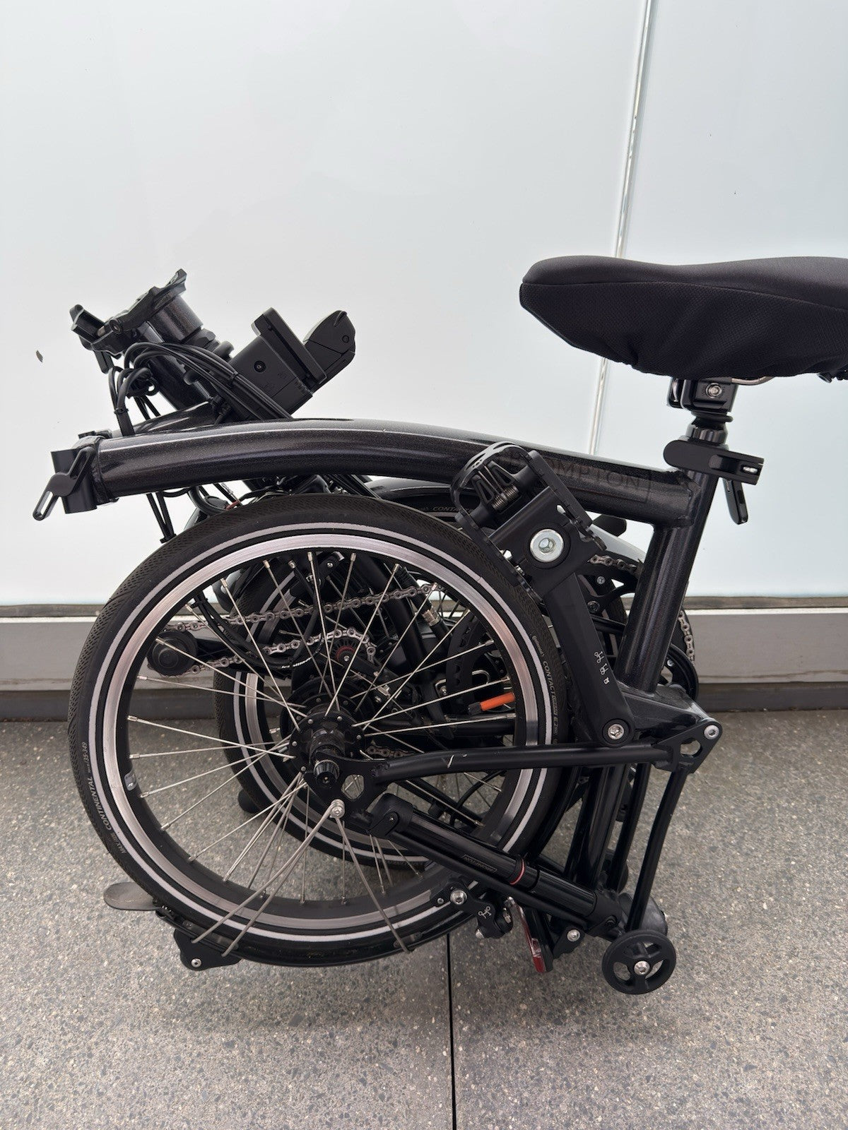 Brompton P Line 2023 Urban 4-Speed Black with Roller Frame