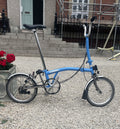 Brompton M6L-X Superlight Titanium 6 Speed - Tempest Blue - Excellent Condition