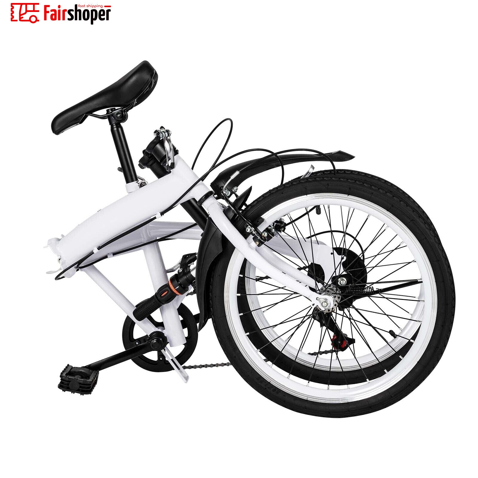 20" Folding Bike Adults Bicycle Lightweight Alloy Bicycle Folding City Bike UK