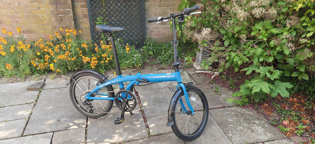 Tern Link B7 Folding Bicycle 20" - Blue - Good Condition