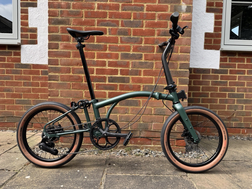 Unused, Brompton G-Line Folding Bike, Large, Forest Green