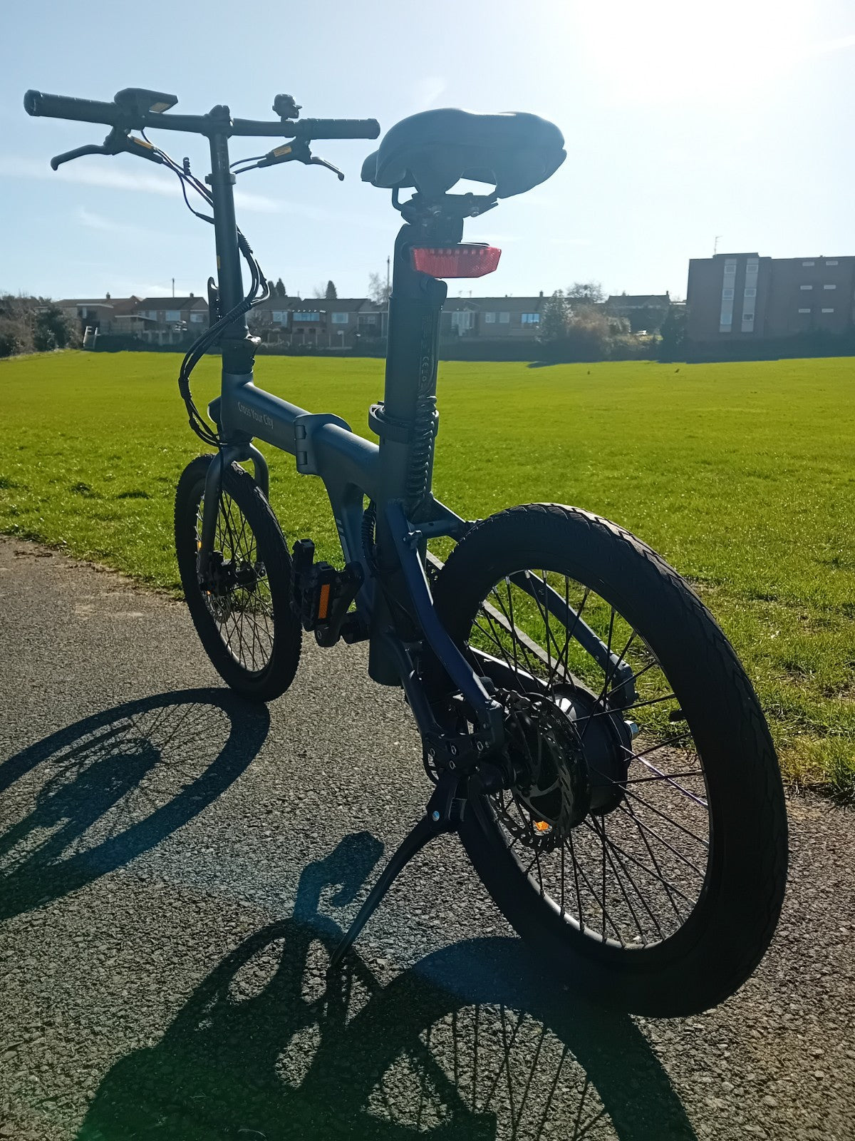 ADO Air 20S Folding Hybrid Bike 20" Carbon Belt Drive Chargeable