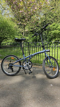 Folding Bike Grey – Decathlon BTWIN Tilt 120 – Commuting –  Summer ☀️