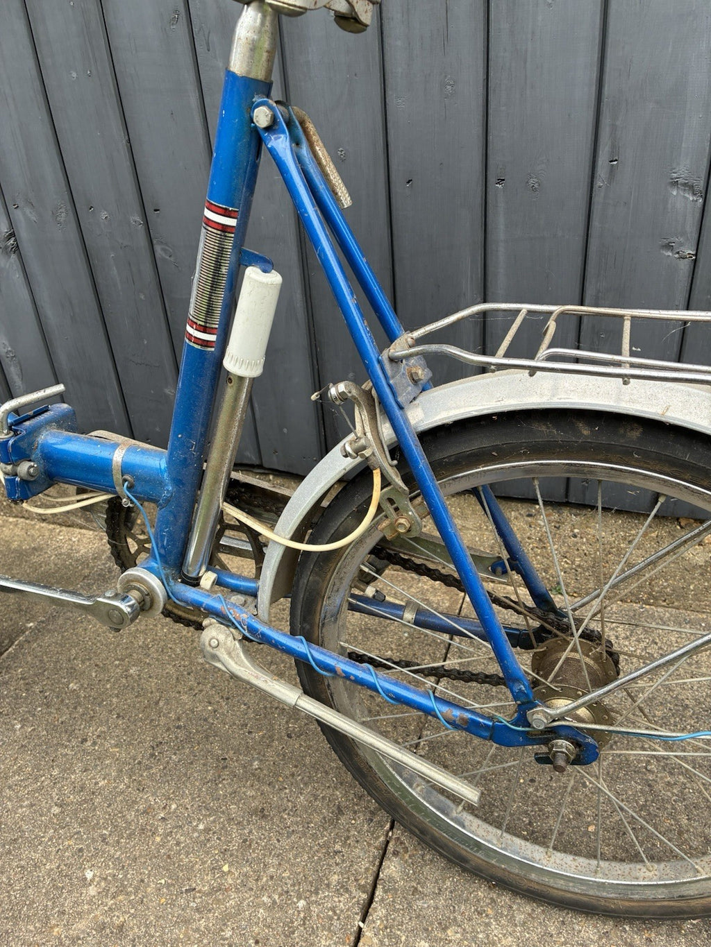 Vintage Universal Folding Bike Made in Poland Retro Project Original Condition