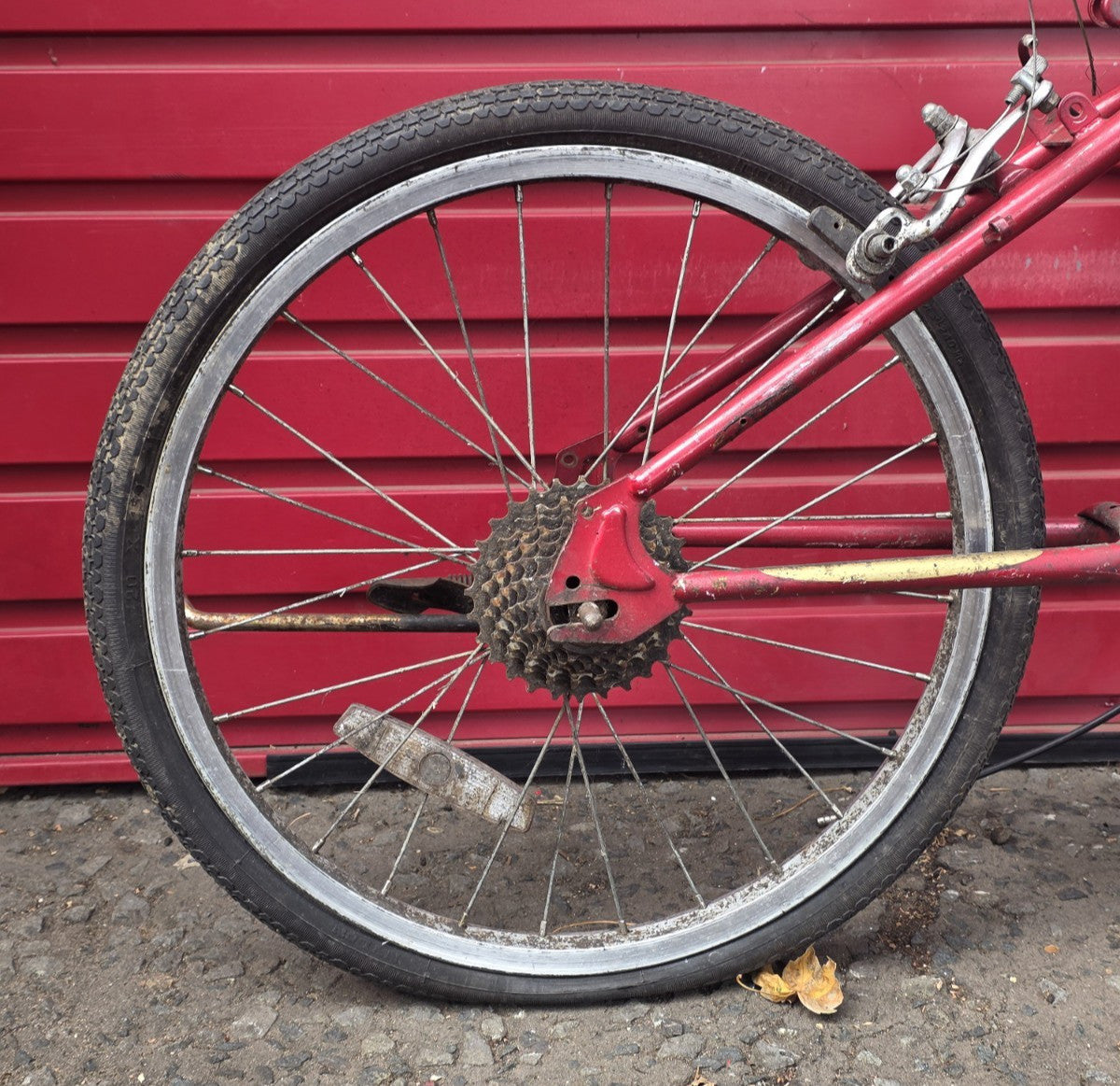 RARE* VINTAGE RUDGE TRANSPORT 7 FOLD UP BIKE BICYCLE (RESTORATION PROJECT)