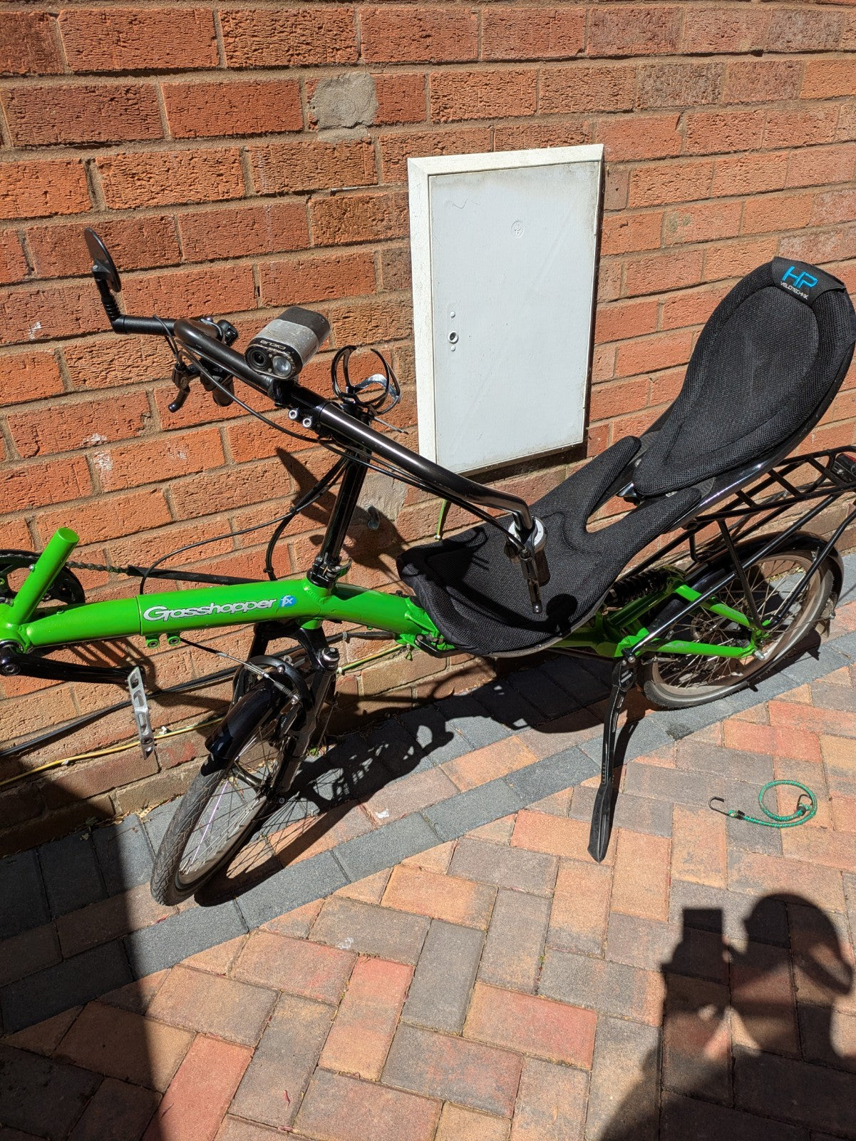 HP Velotechnik Grasshopper Fx Recumbent Bicycle 24-Speed, Foldable