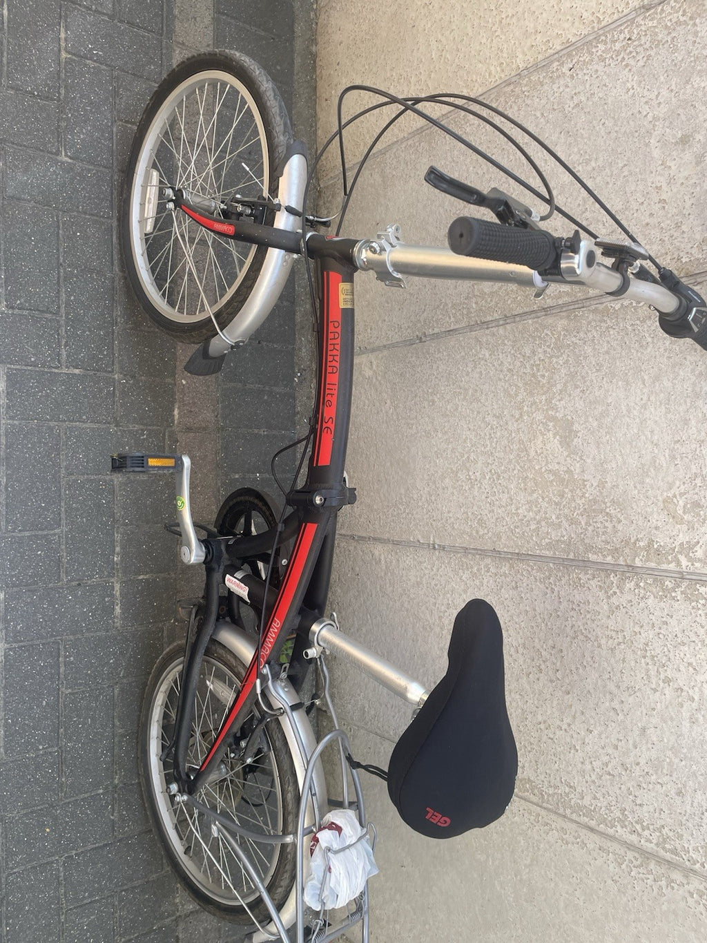 Ammaco Pakka Lite 20" Folding Bike Black