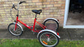 Adult Folding Pashley  Tricycle Tri-1 Red 17" frame, good condition