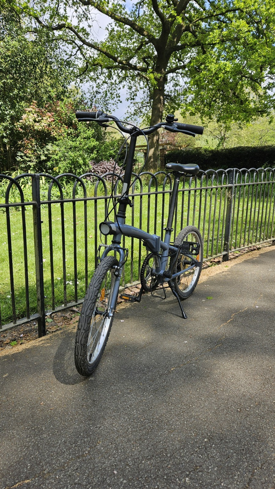 Folding Bike Grey – Decathlon BTWIN Tilt 120 – Commuting –  Summer ☀️