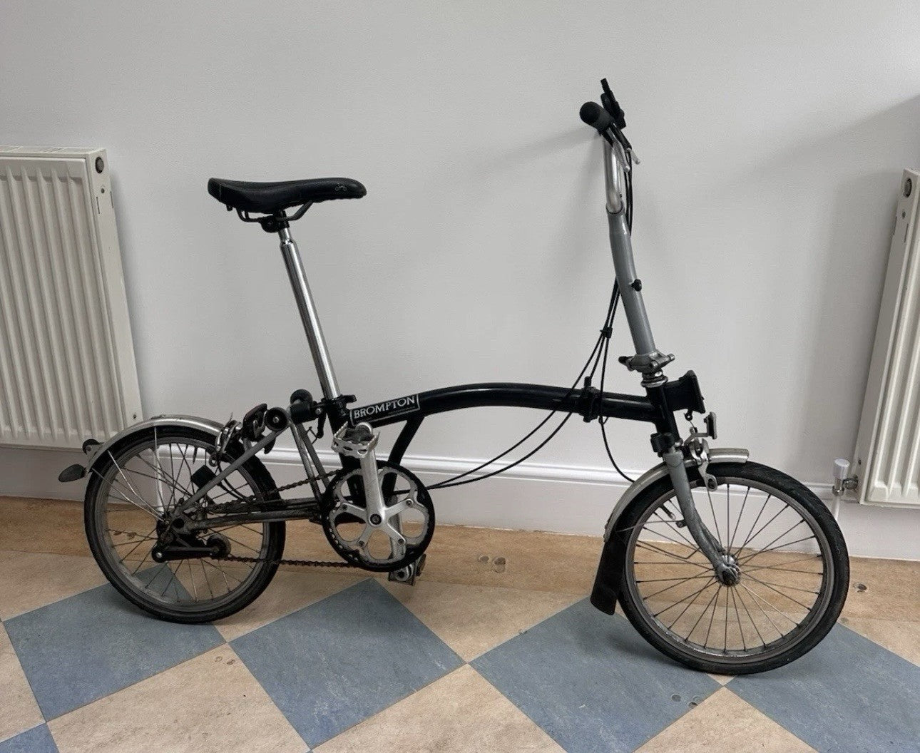 Brompton M3L Folding Bike Black (3 Speed)