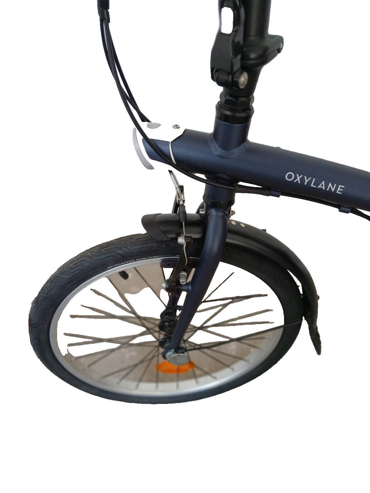 BTWIN Folding Bike 20-inch Blue (storm purple) hardly used, less than 10 miles