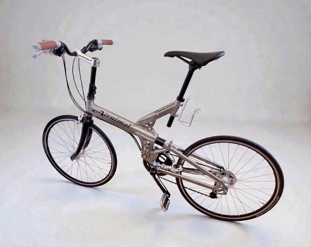 Airnimal Chameleon Elite Ultralight Folding Bike In Very Rare Raw Finish. Mint