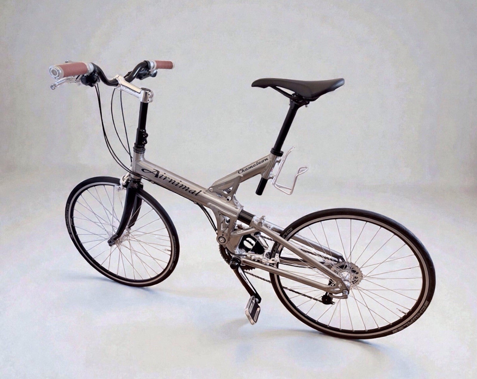 Airnimal Chameleon Elite Ultralight Folding Bike In Very Rare Raw Finish. Mint