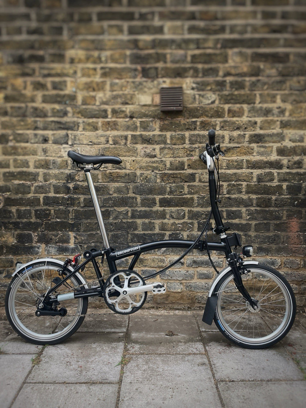 Brompton M6L C-Line 6-Speed Folding Bike Black