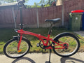 Decathlon BTWIN Tilt 120 Red Folding Bike