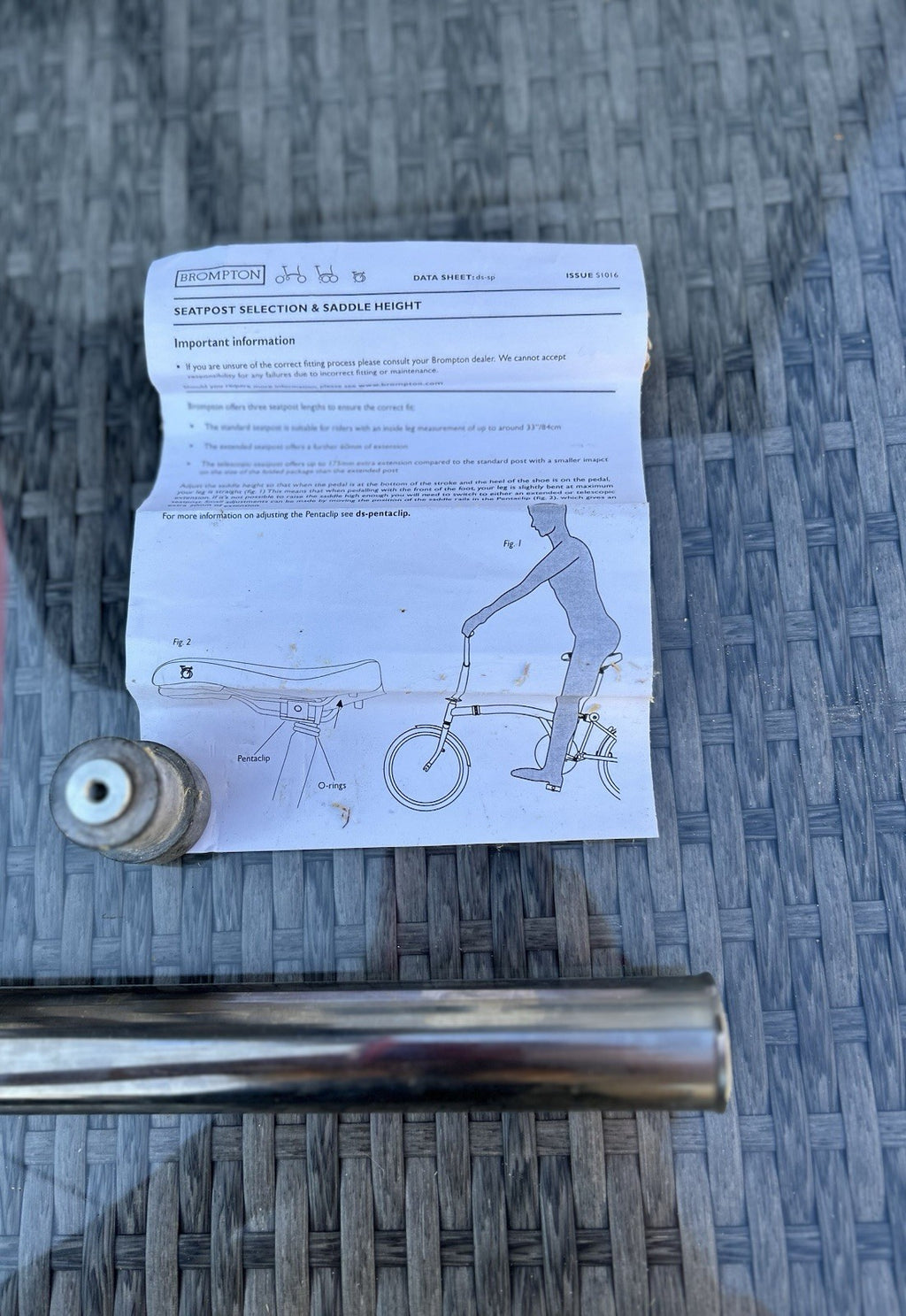 Brompton M6L-X Superlight Titanium – 6 Speed – Claret – 2011 Bike & Accessories
