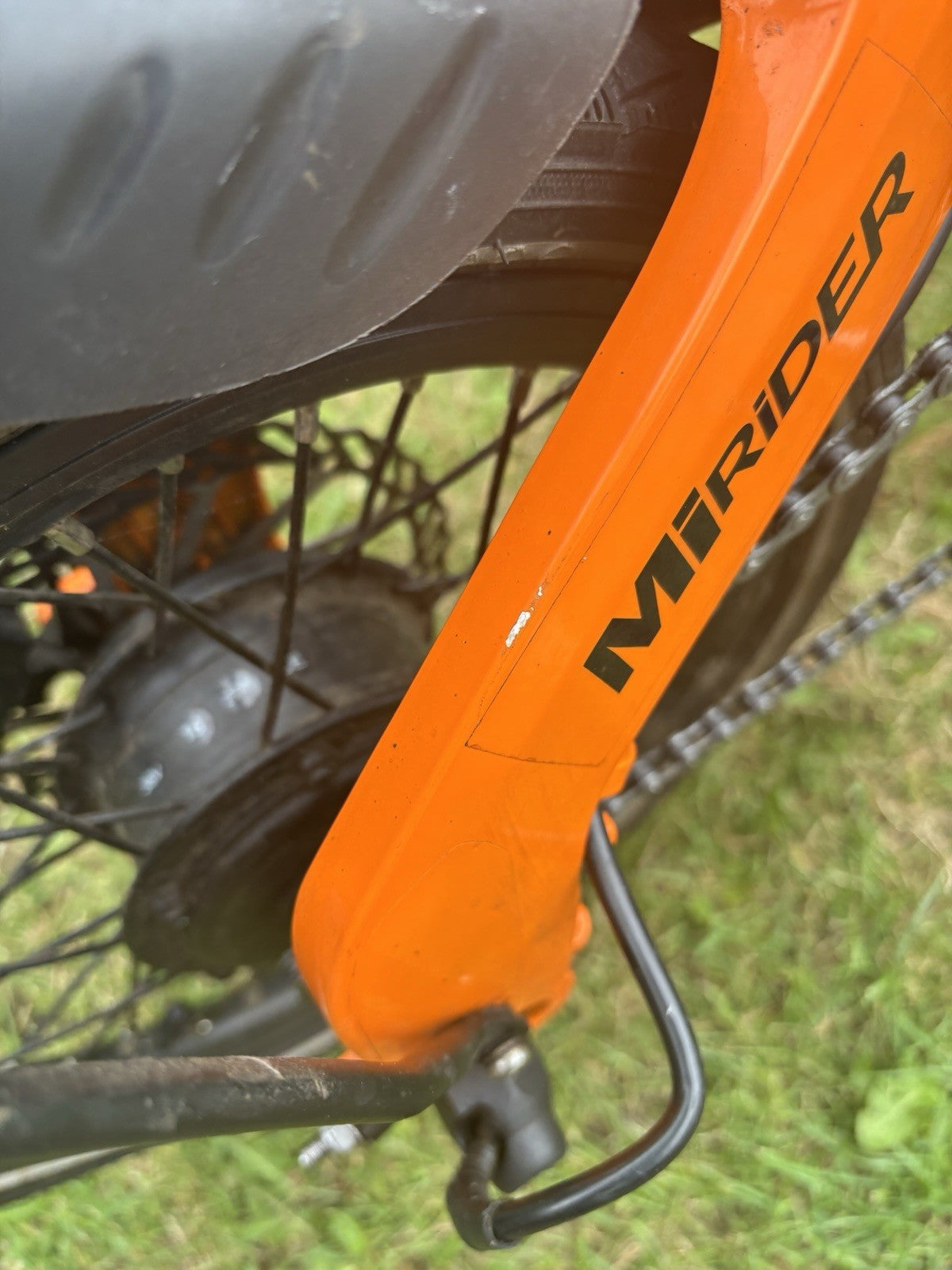 Mirider folding Bike, Used Very Good Condition.