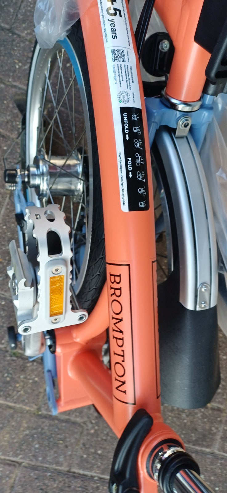 Brompton C Line Explore S6L cloud/ coral worldwide 🌐 shipping
