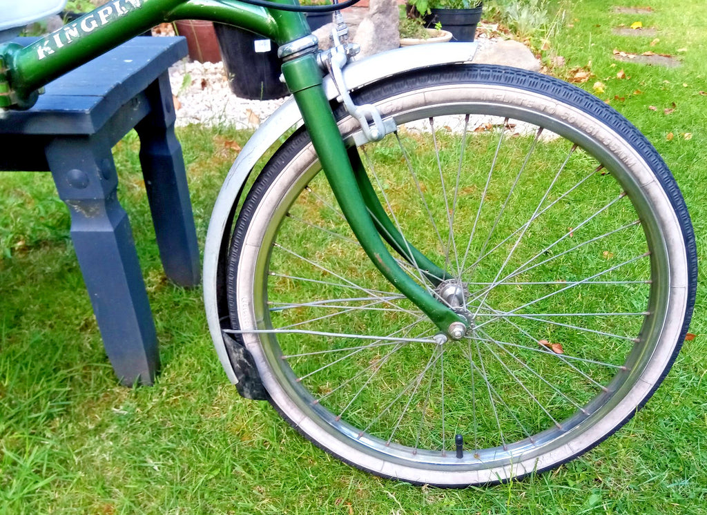 VINTAGE 1970s GREEN DAWES KINGPIN FOLDING BIKE BICYCLE STURMEY ARCHER 3 SPEED