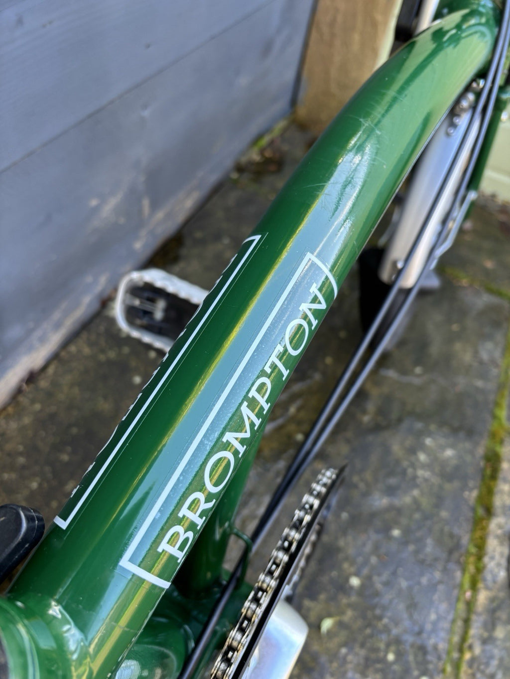 Brompton M3R folding bicycle in Racing Green - Light Leisure Used