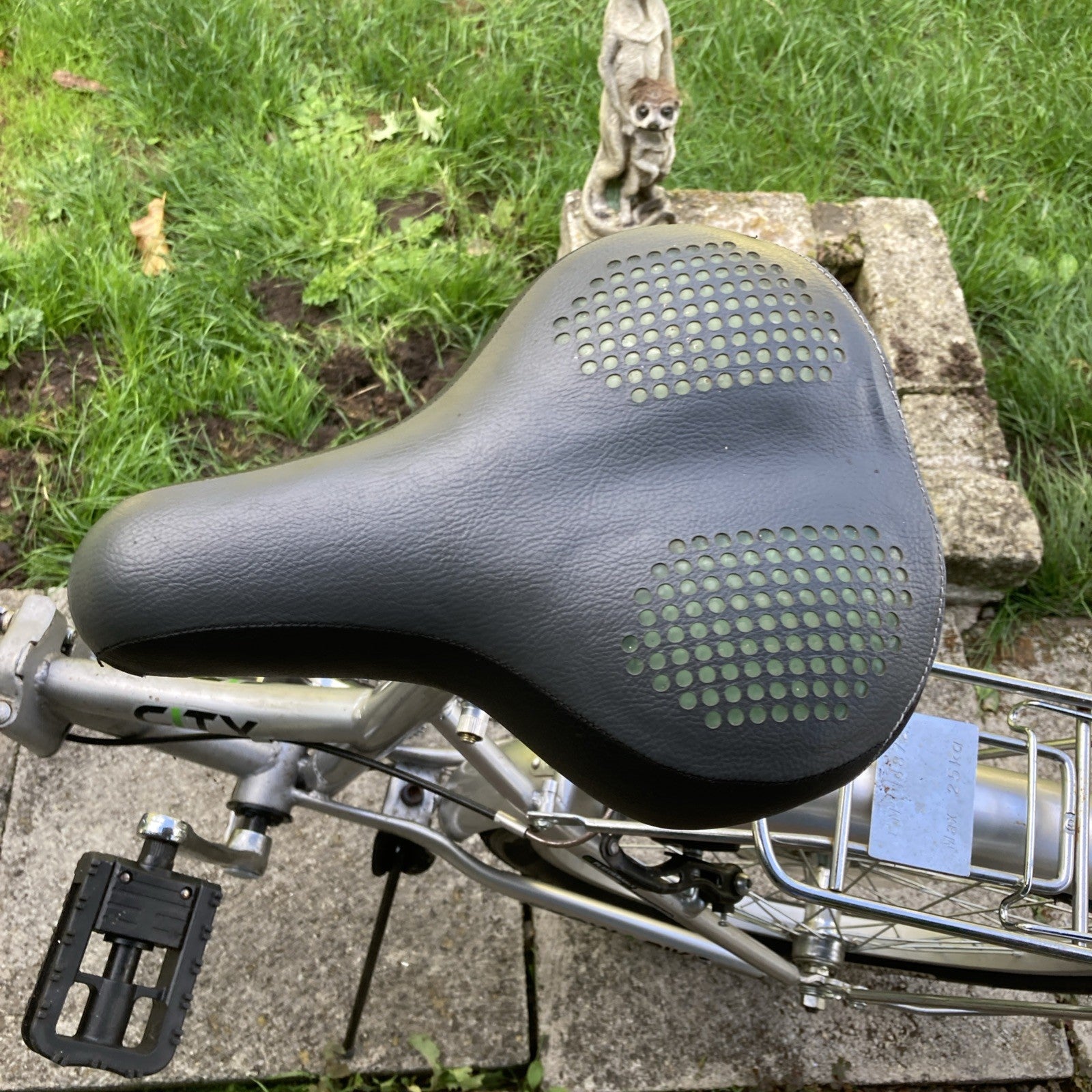 TWO Stowabikes 20in Folding Bikes Silver Rear Rack Mudguards Grip Shifter