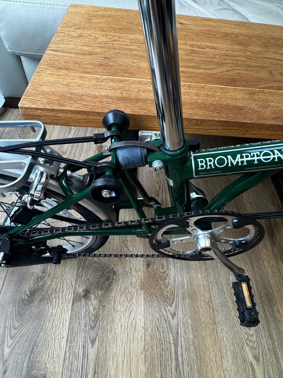 Classic 6-Speed Brompton Folding Bicycle B - Racing Green - MINT