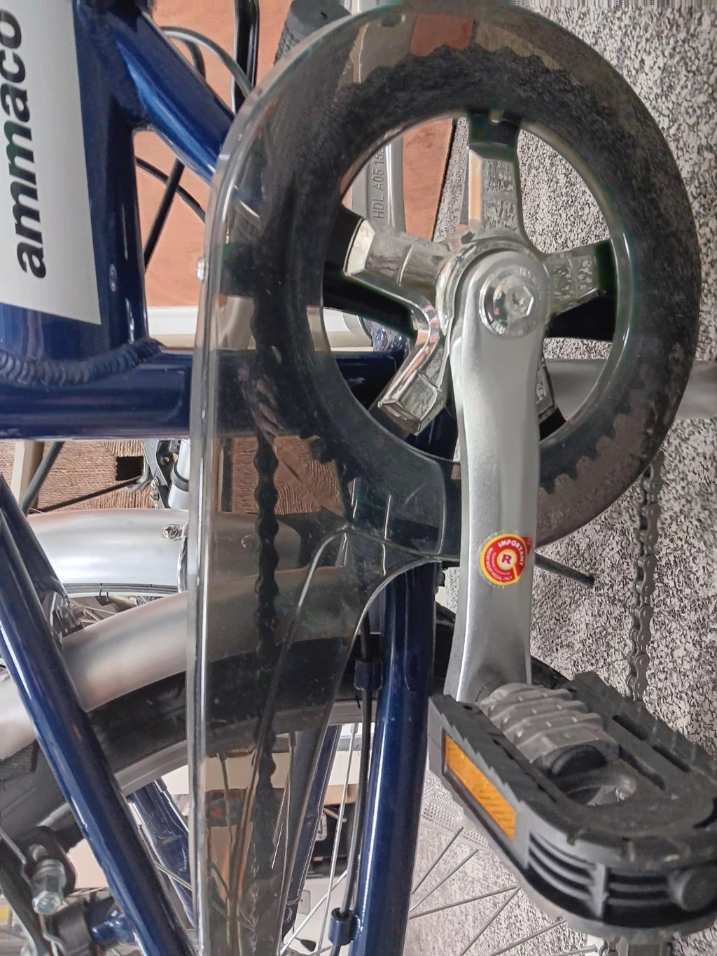 Ammaco Pakka Lite 20 Inch Wheel Folding Bike Blue (Southend)