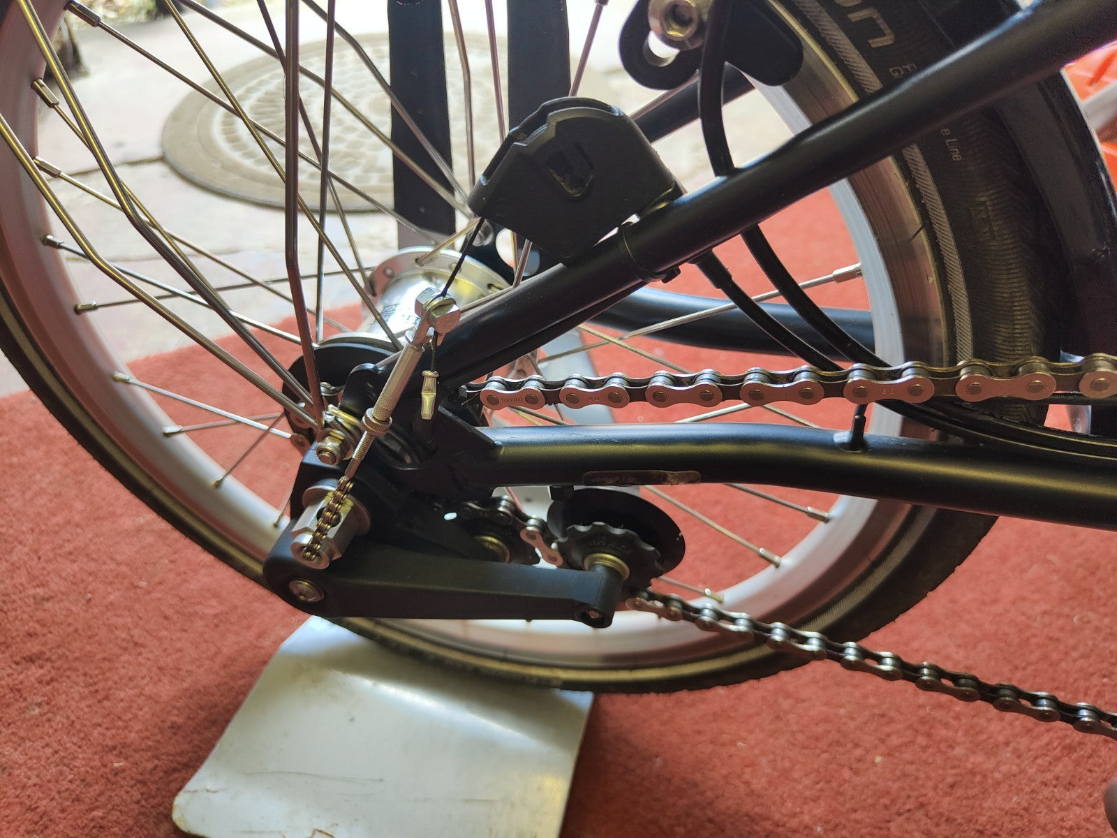 Brompton 3-Speed Sturmey Archer Black Foldable Bicycle