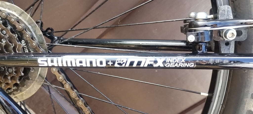 Muddy Fox Compact folding mountain bike.