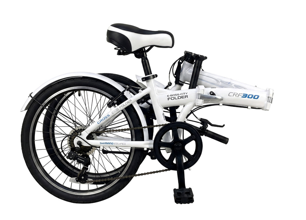 Cross CRF300 Folding Bike with Comfort Saddle