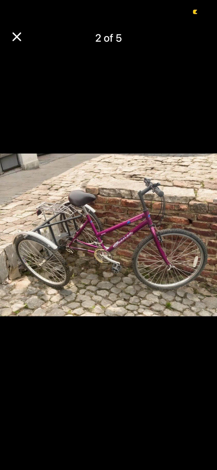 24'' Tricycle Adult Senior 7 Speed 3 Wheels Bike Foldable Trike Bicycle + Basket