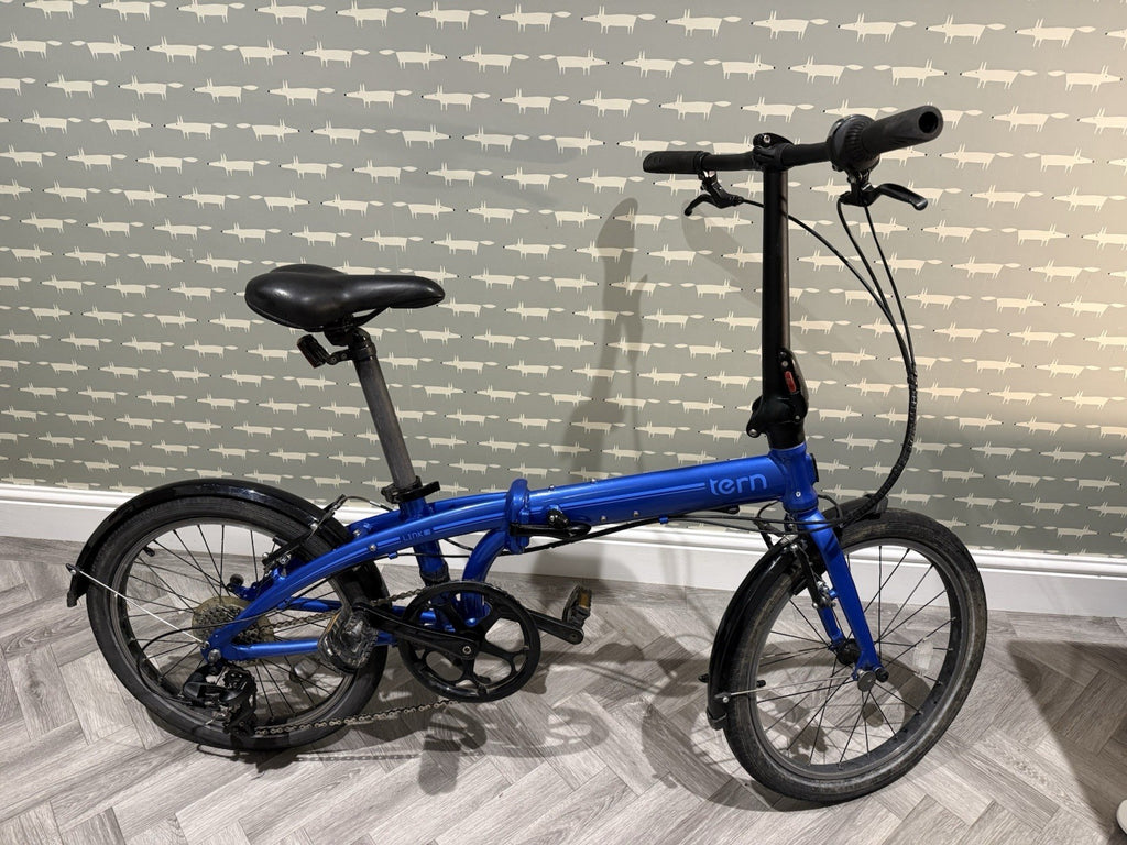 Tern Link C8 Folding Bike 8-Speed, Blue