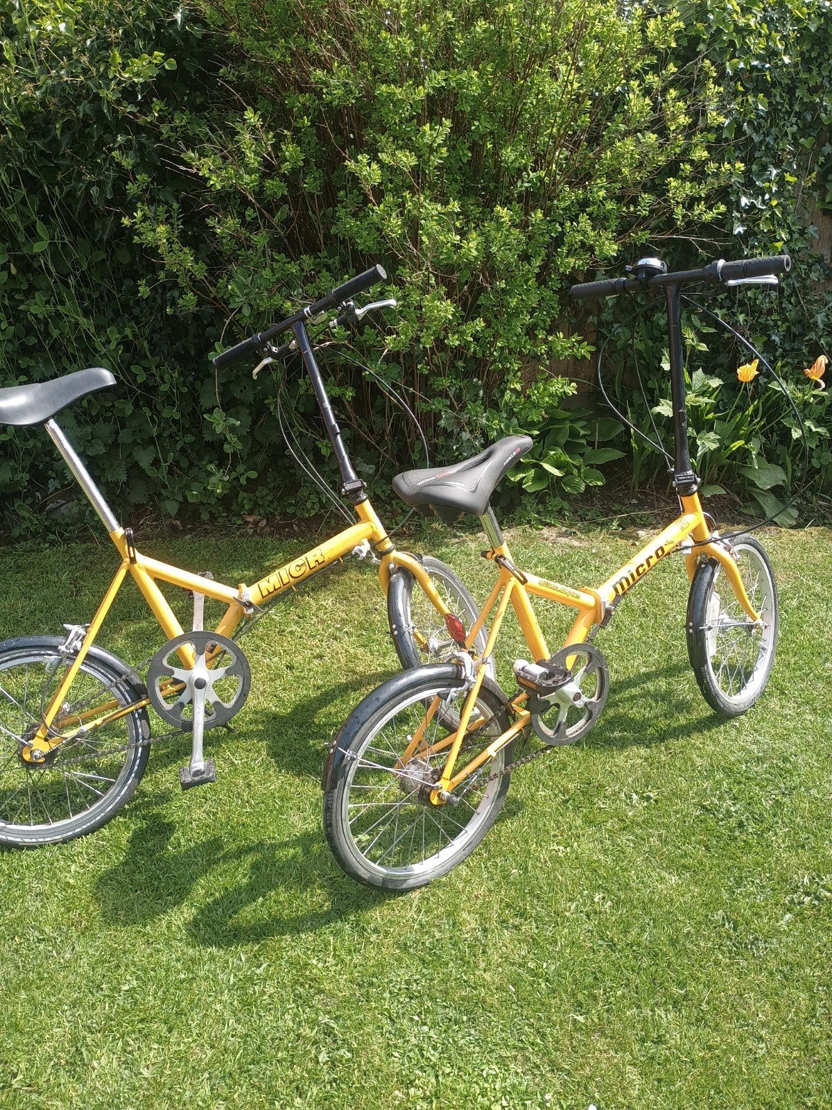 x2 Brilliant bycicles Micro folding bikes