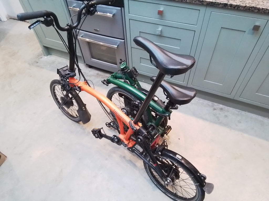 Brompton Folding Bike M6L Black Edition With SwytchBike assist