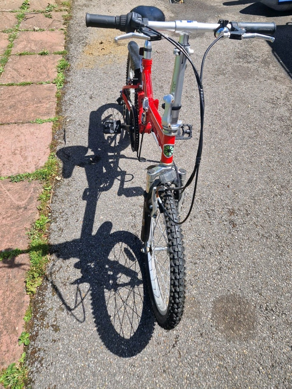 DAHON Fox d6 20 in Folding Bike Red Full Suspension V-Brakes Mudguards
