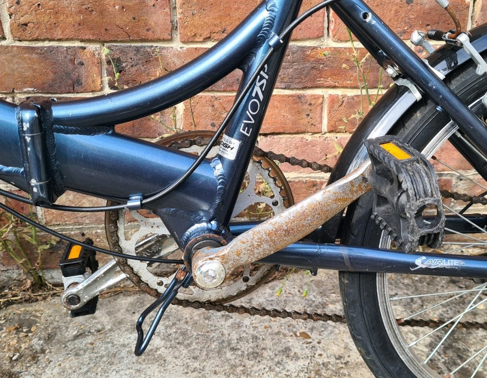 Raleigh EVO 7 SP Folding Bike Grey Bicycle 20" Wheels