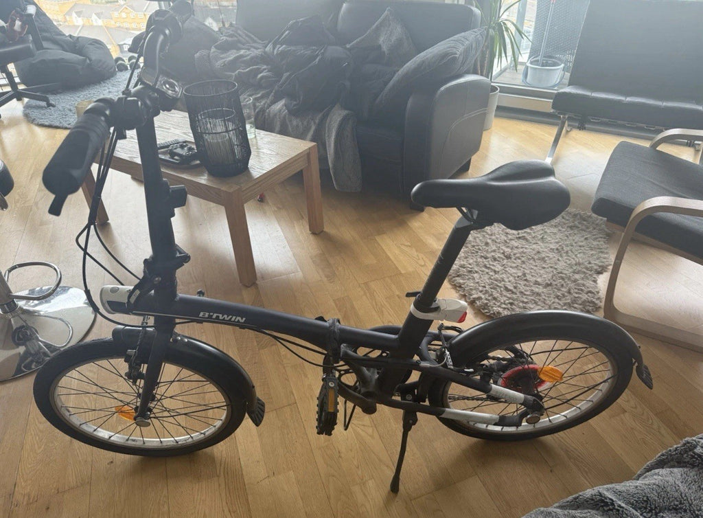 BTWIN Folding Bike 500  Metallica Blue Only Used Once