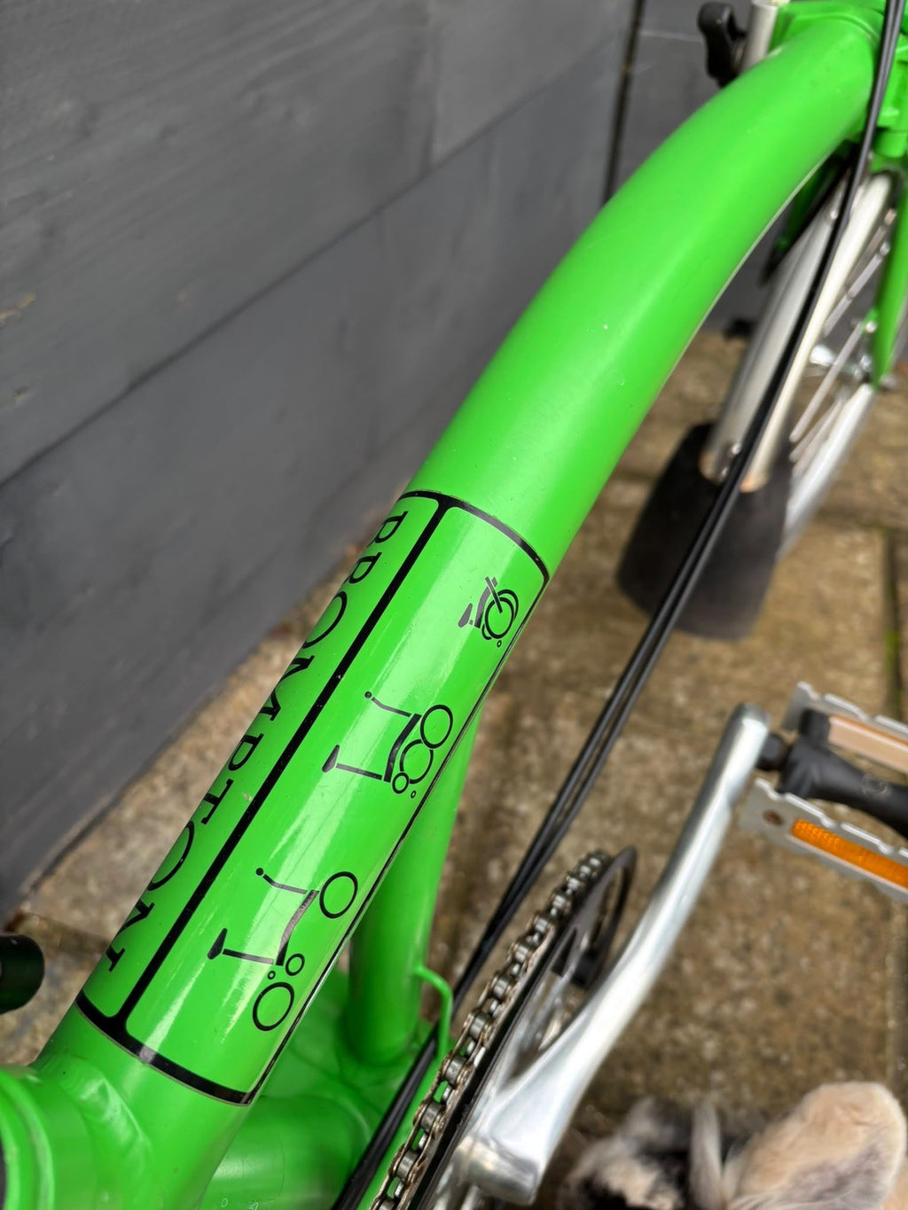 Brompton M3L C Line equivalent Folding Bicycle in Apple Green - Hardly Used