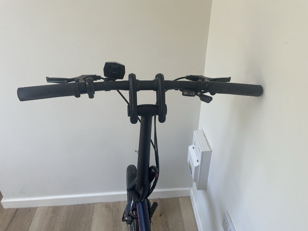 Tern Link D8 Folding Bike With Rack Blue & Pink