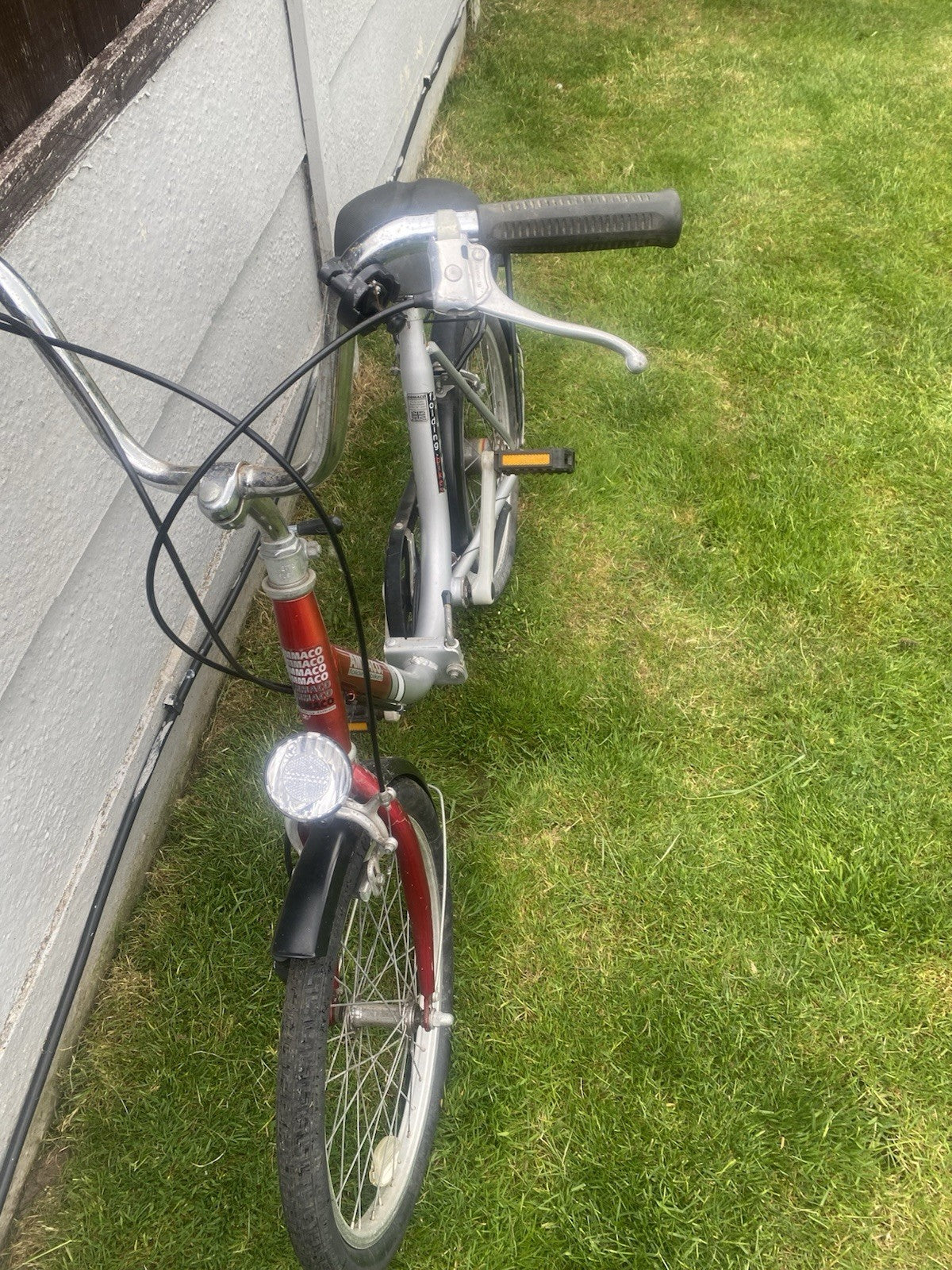 Red Amaco I Folding Bike Red/grey