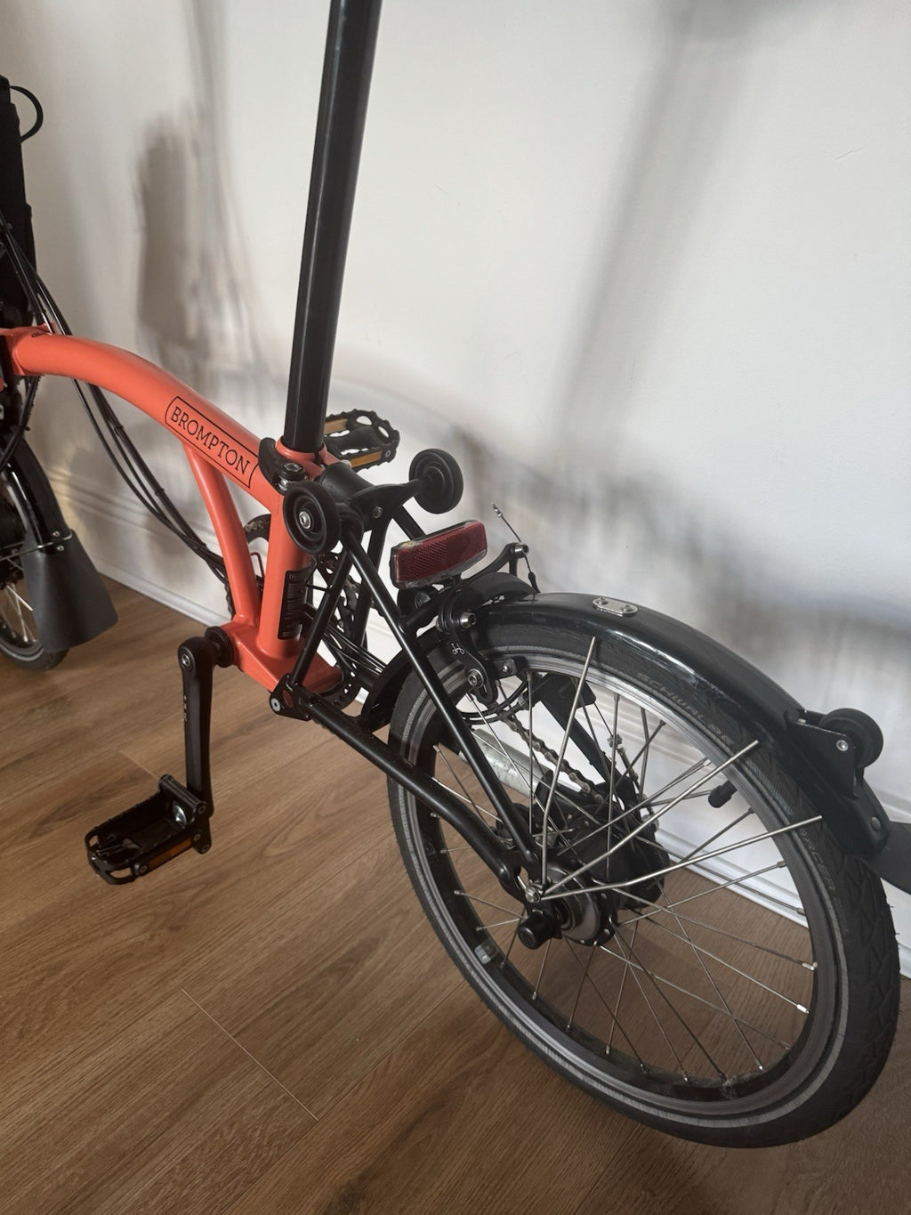 Brompton C Line Explore Electric Fire Coral 6-Speed